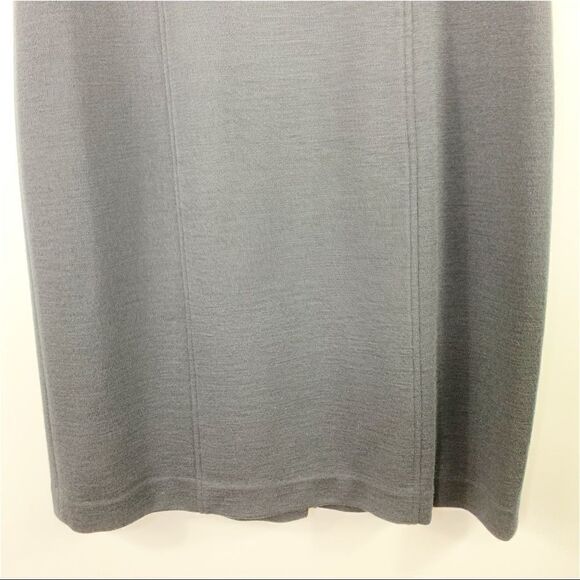 Ricki Freeman for Teri Jon Red/Black Wool Color Block Wool Sheath Career Dress - Picture 8 of 12